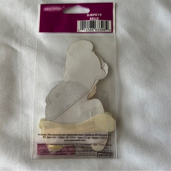 NWT EK Success Jolee’s Disney Belle Beauty and the Beast Dimensional Sticker - Picture 2 of 5